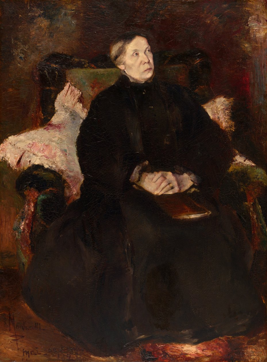 Porträt einer Dame von Adolphe Joseph Thomas Monticelli