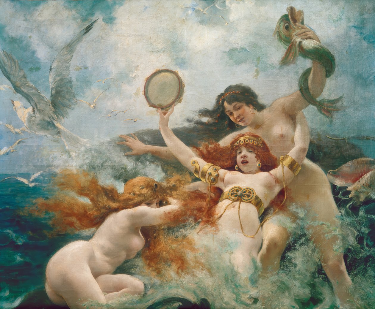 Die Sirenen amüsieren sich von Adolphe Lalyre