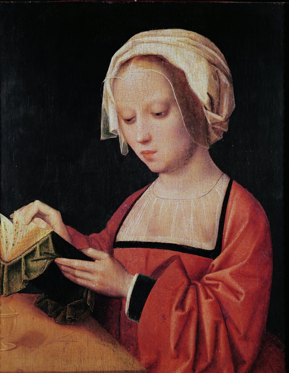 Die heilige Maria Magdalena beim Lesen von Adriaen Isenbrandt or Isenbrant