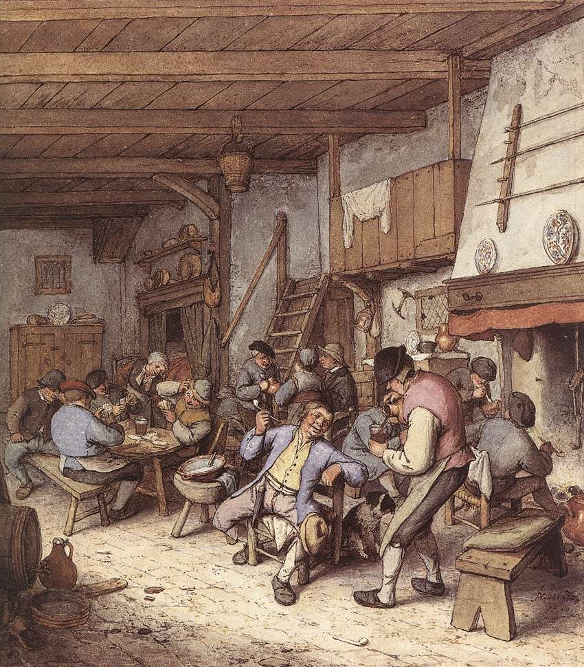 Taverneninterieur von Adriaen Jansz. van Ostade