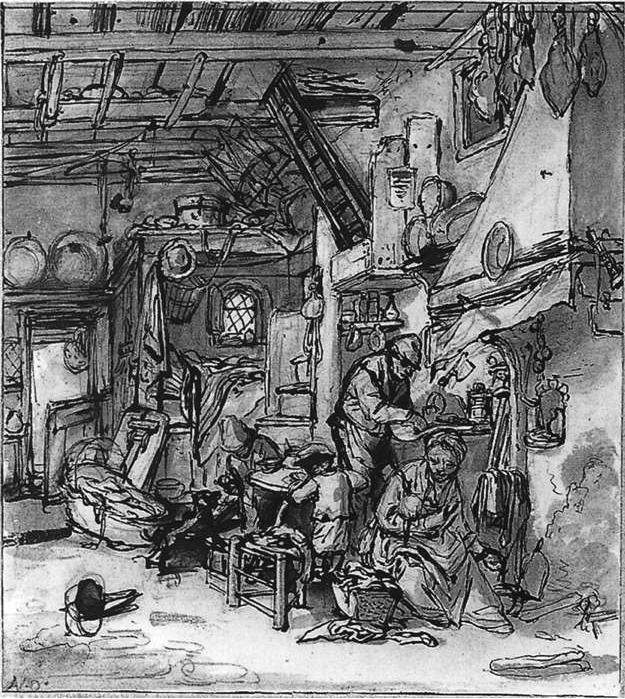 Die Familie von Adriaen Jansz. van Ostade