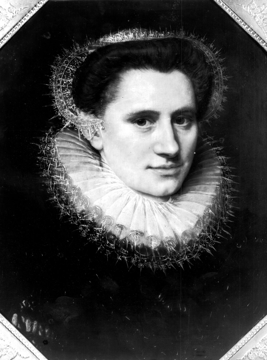 Porträt einer Frau von Adriaen Thomasz Key