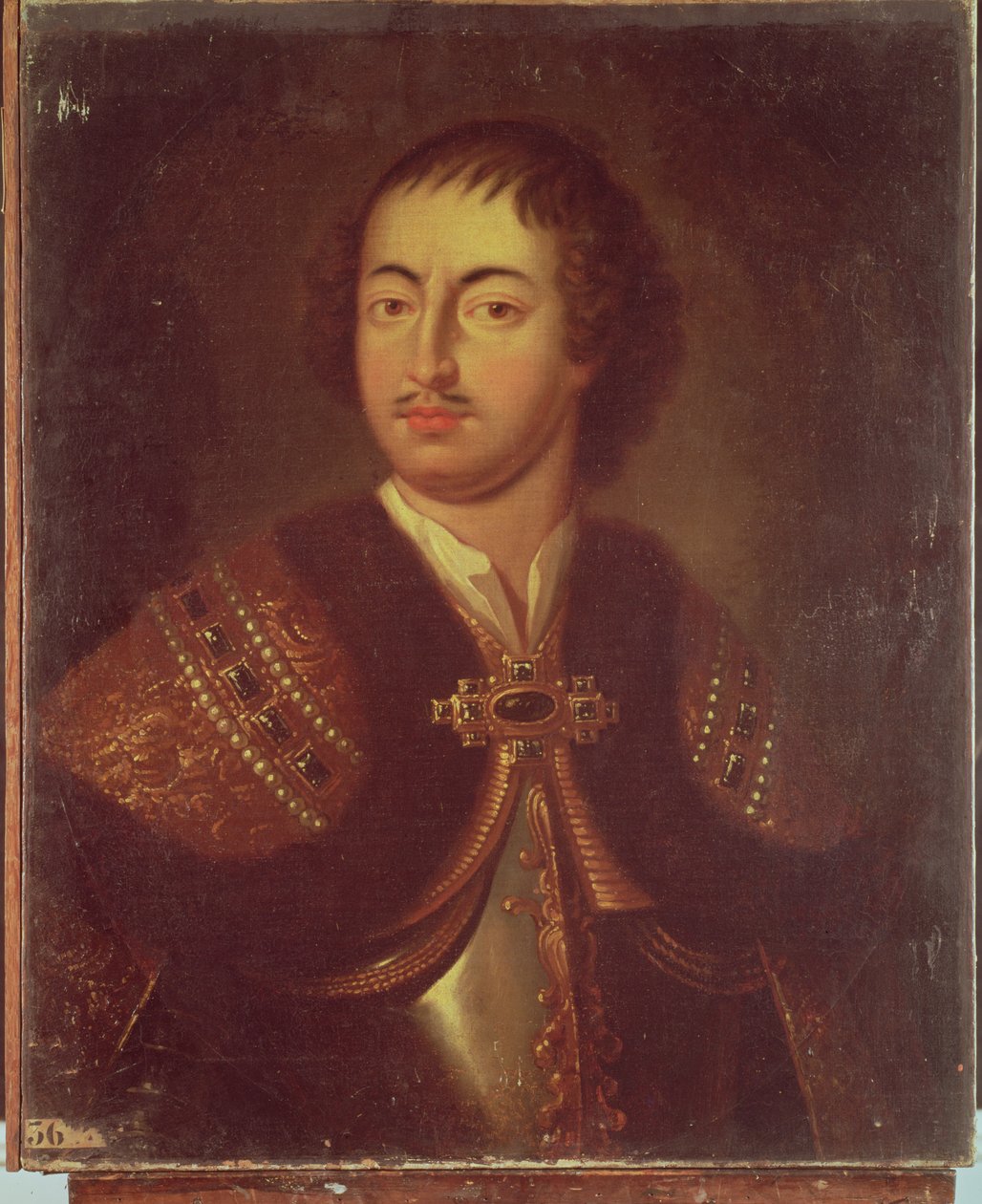 Porträt von Peter I. (1672-1725) von Adriaan van der Werff