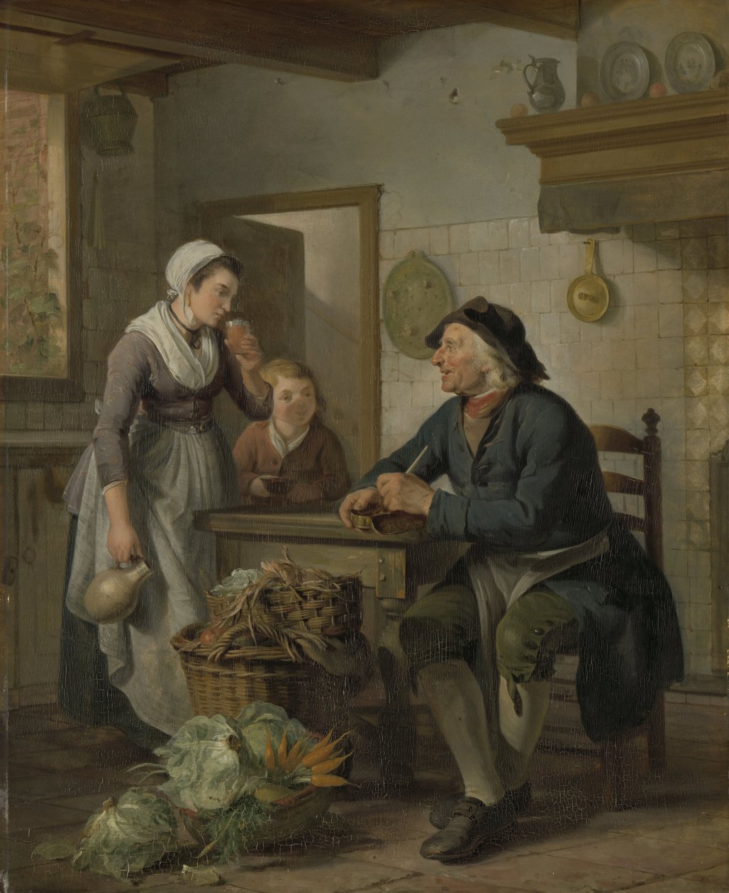 Morgenbesuch, 1796 von Adriaan de Lelie
