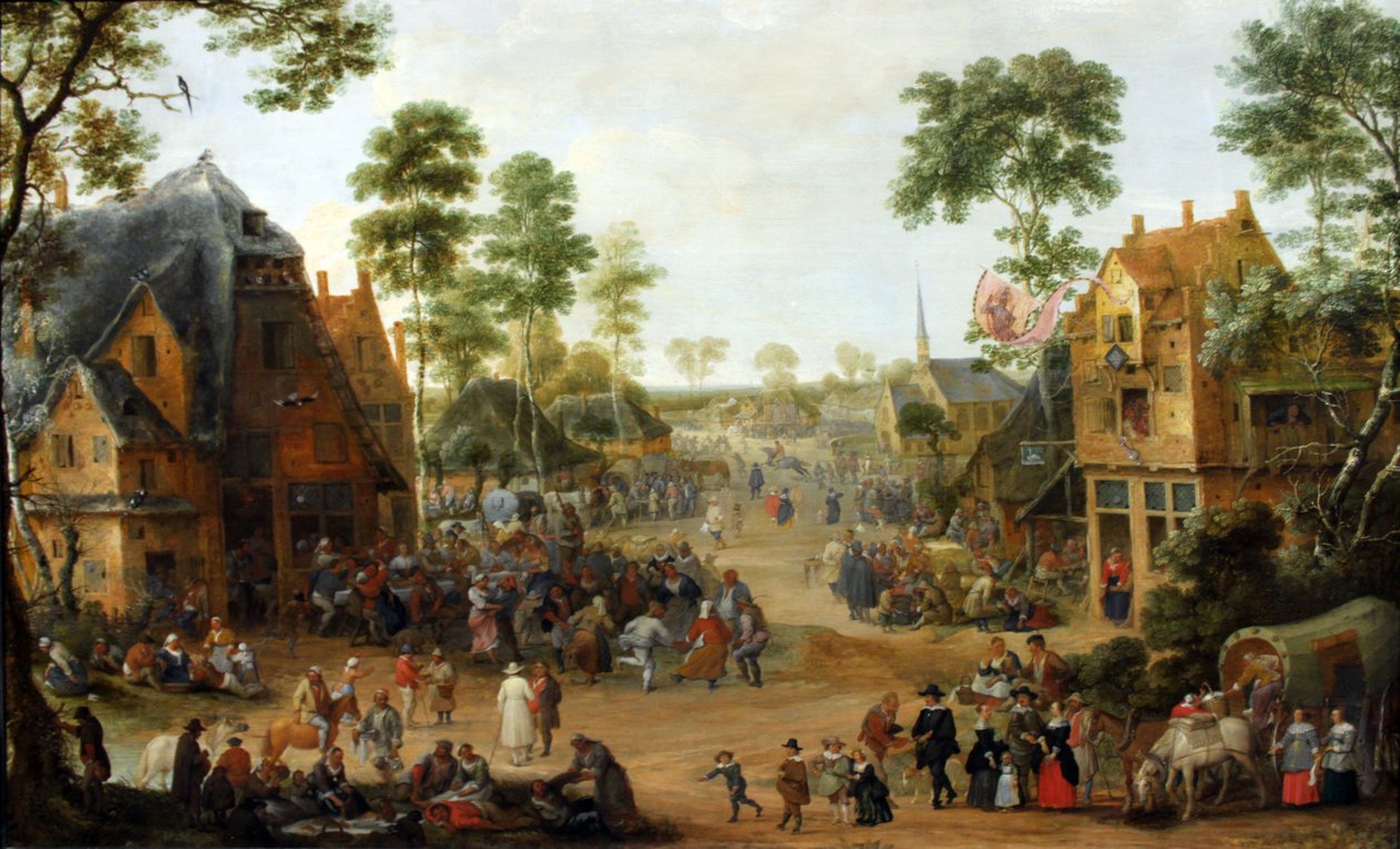 Dorffest in der Kirche von Adriaen van Stalbemt