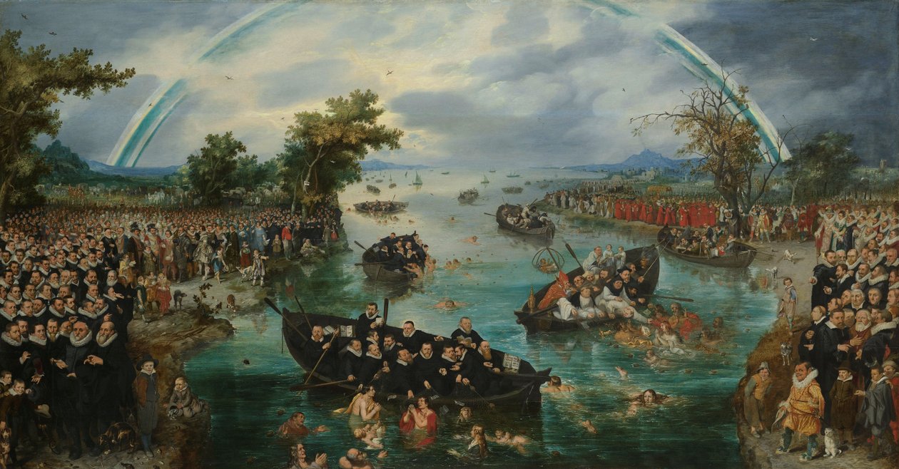 Fischen nach Seelen von Adriaen van de Venne