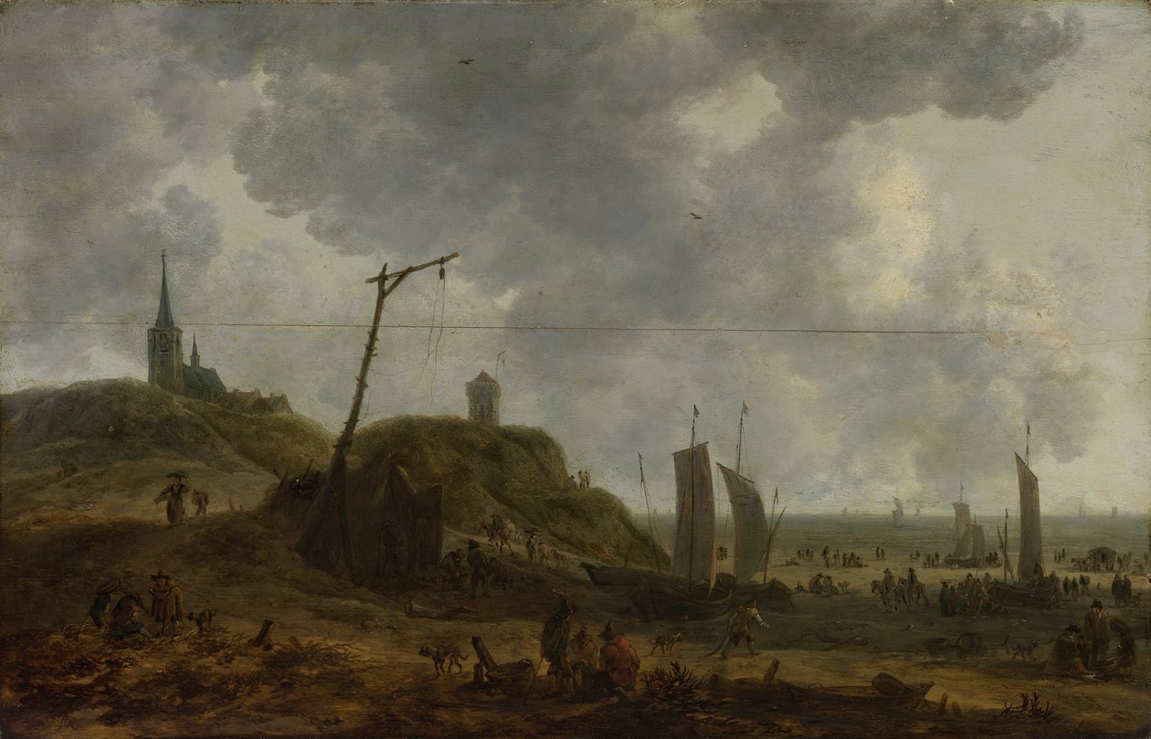 Strand bei Katwijk von Adriaen van der Cabel