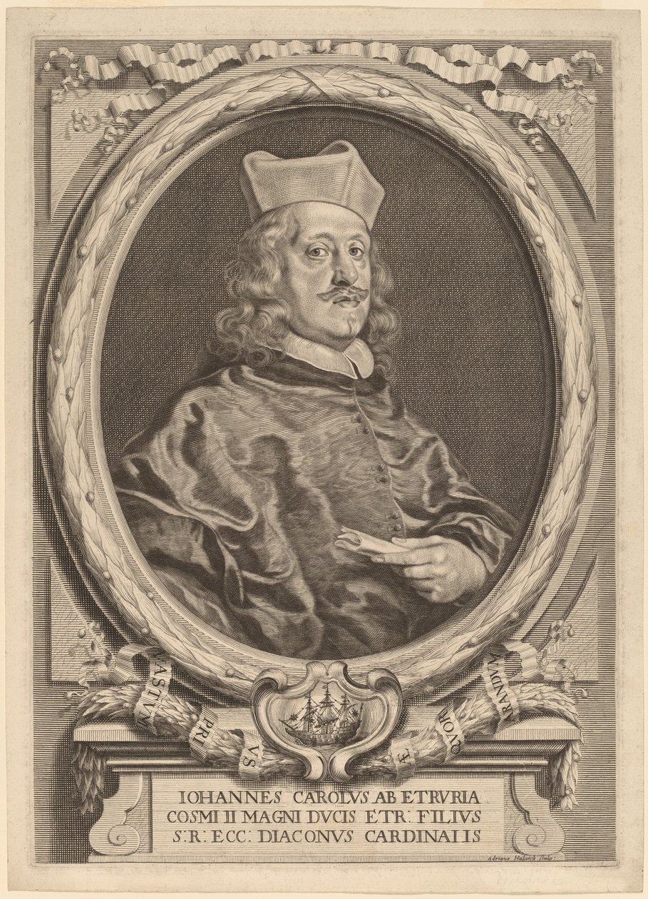 Kardinal Giovanni Carlo dei Medici von Adriaen Haelwegh