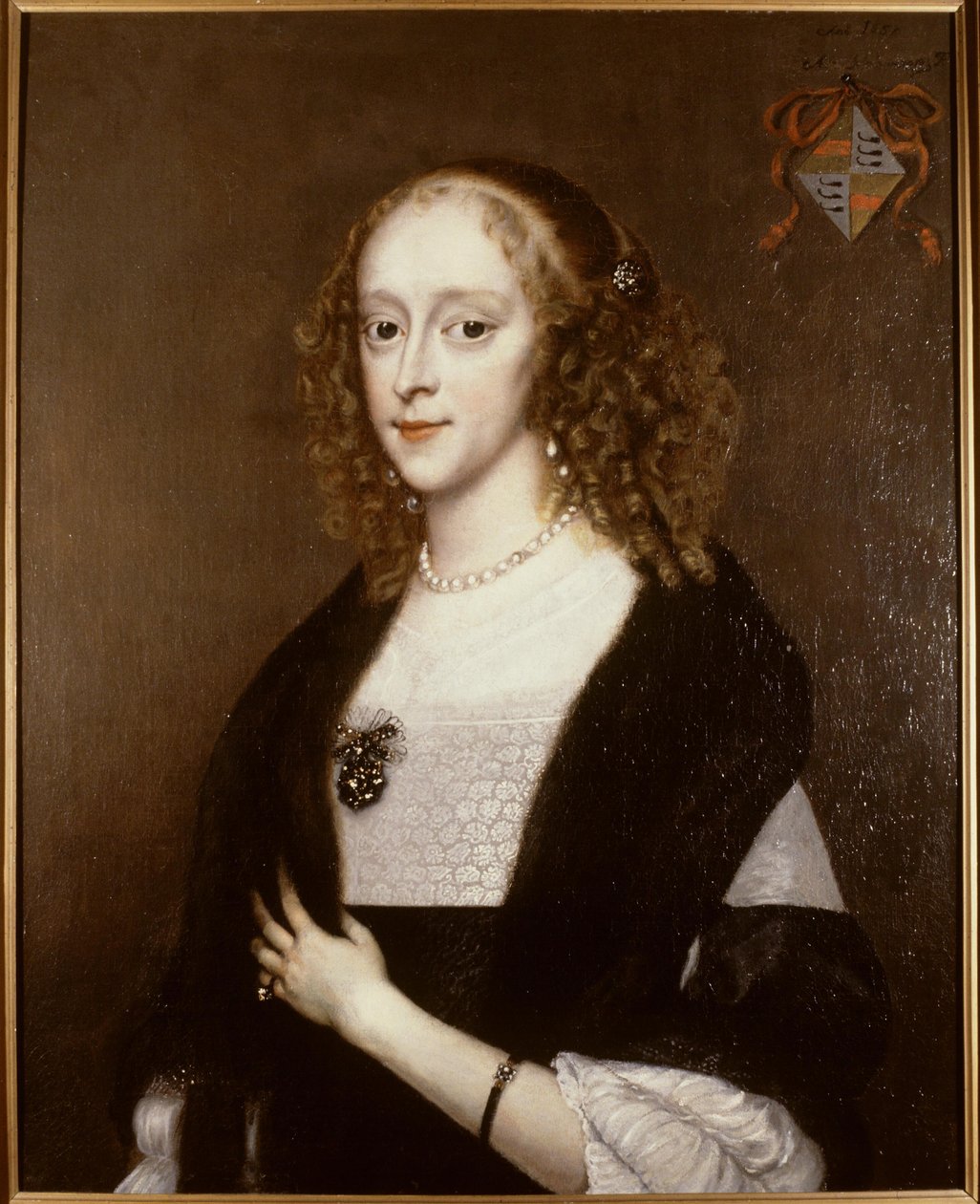 Porträt von Wendela Bicker (1636-1668) von Adriaen Hanneman