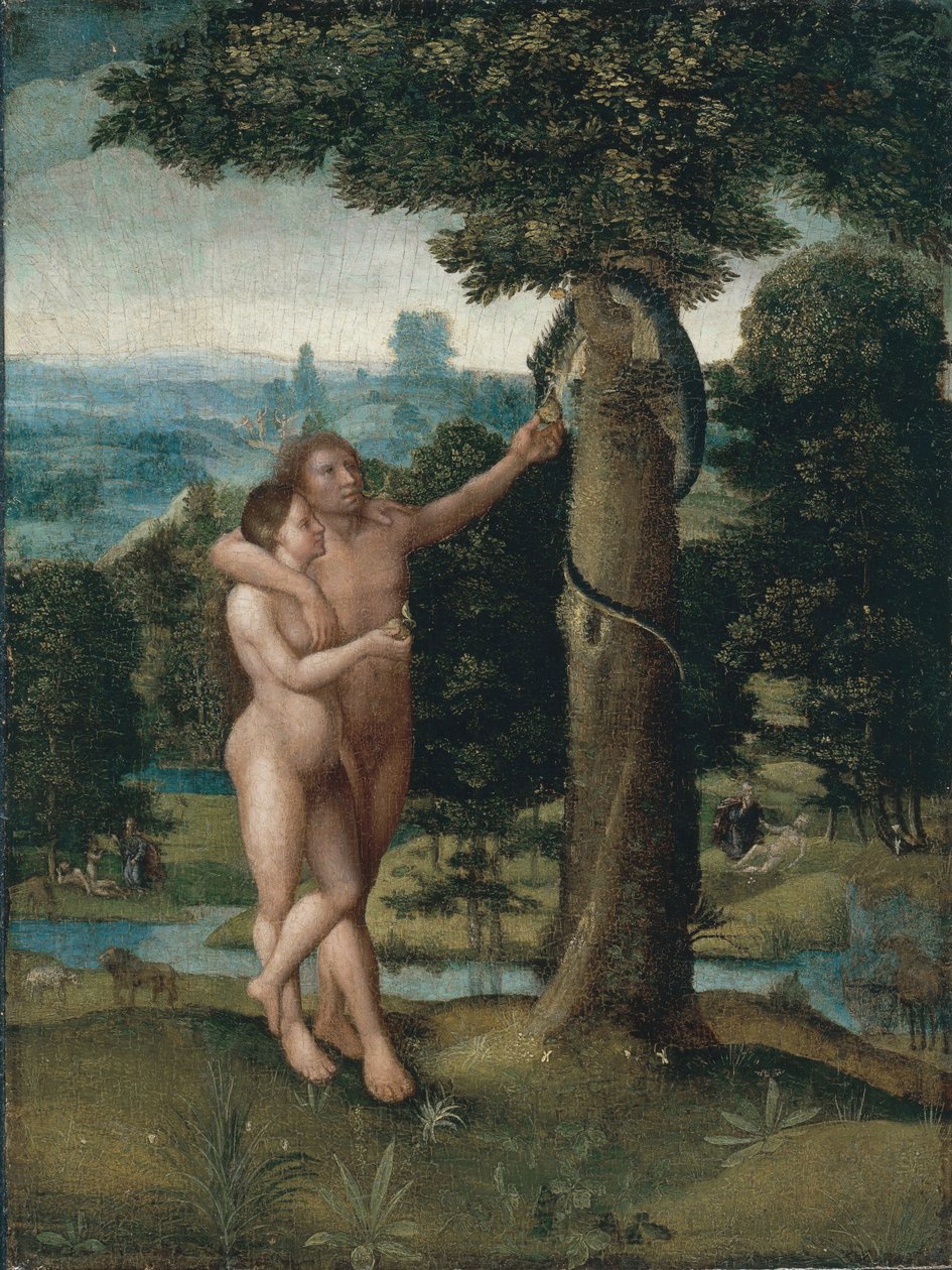 Adam und Eva von Adriaen Isenbrandt