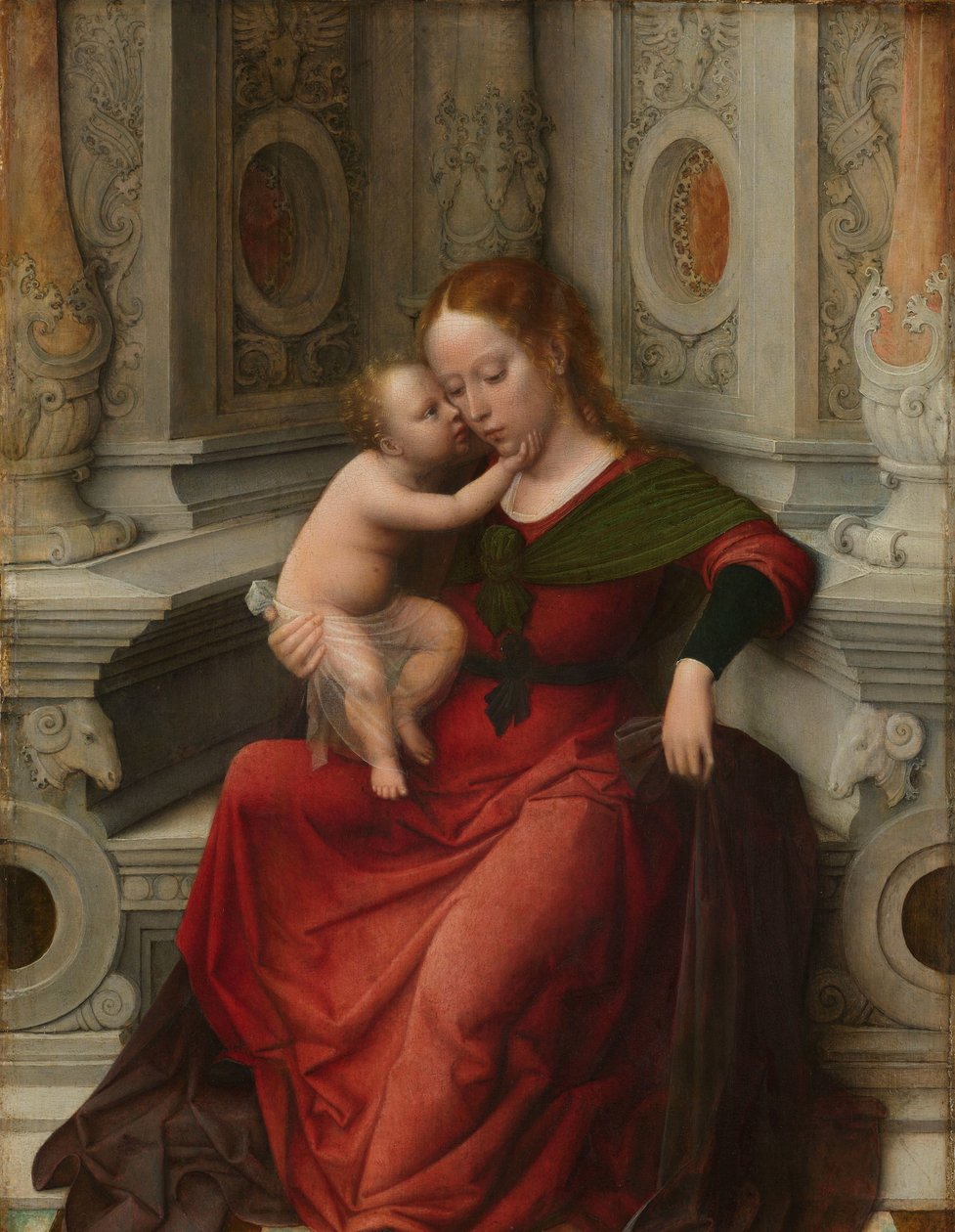Jungfrau und Kind von Adriaen Isenbrant (attributed to)