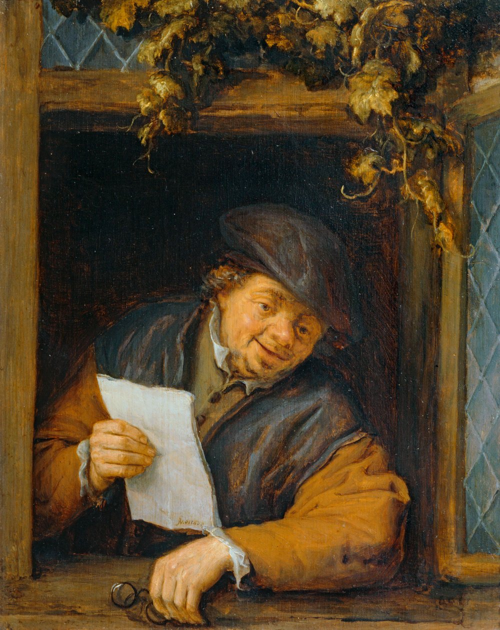 Der Leser am Fenster von Adriaen Jansz. van Ostade