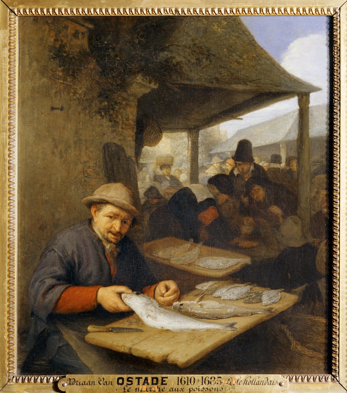 Der Fischmarkt von Adriaen Jansz. van Ostade