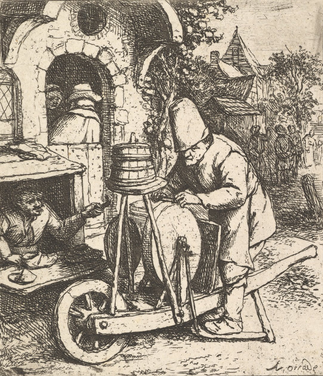 Der Messerschleifer von Adriaen Jansz. van Ostade