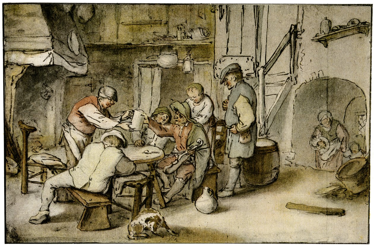 Der Musiker von Adriaen Jansz. van Ostade