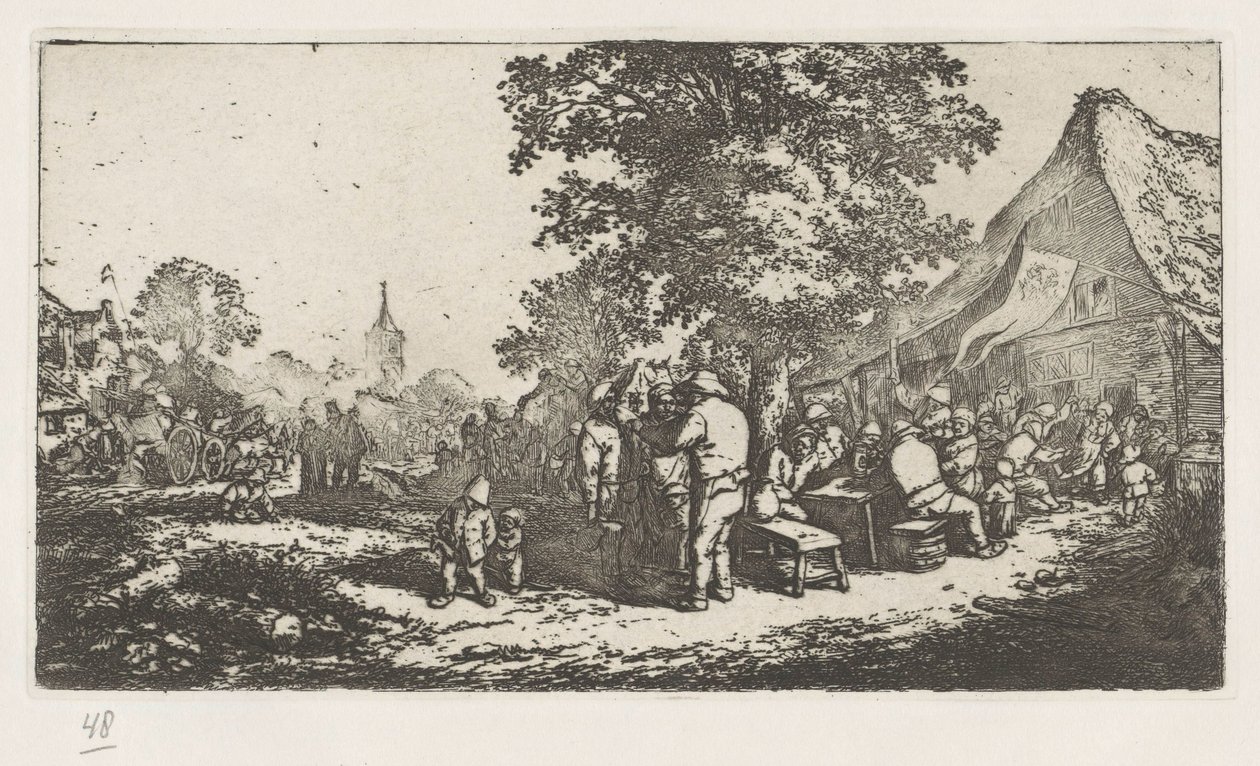 Bauernkirmes von Adriaen van Ostade