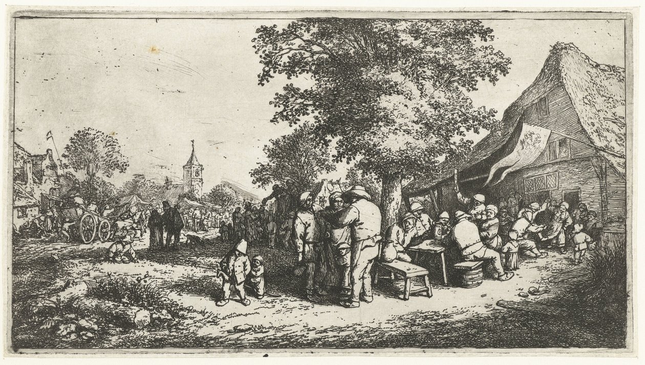 Bauernkirmes von Adriaen van Ostade
