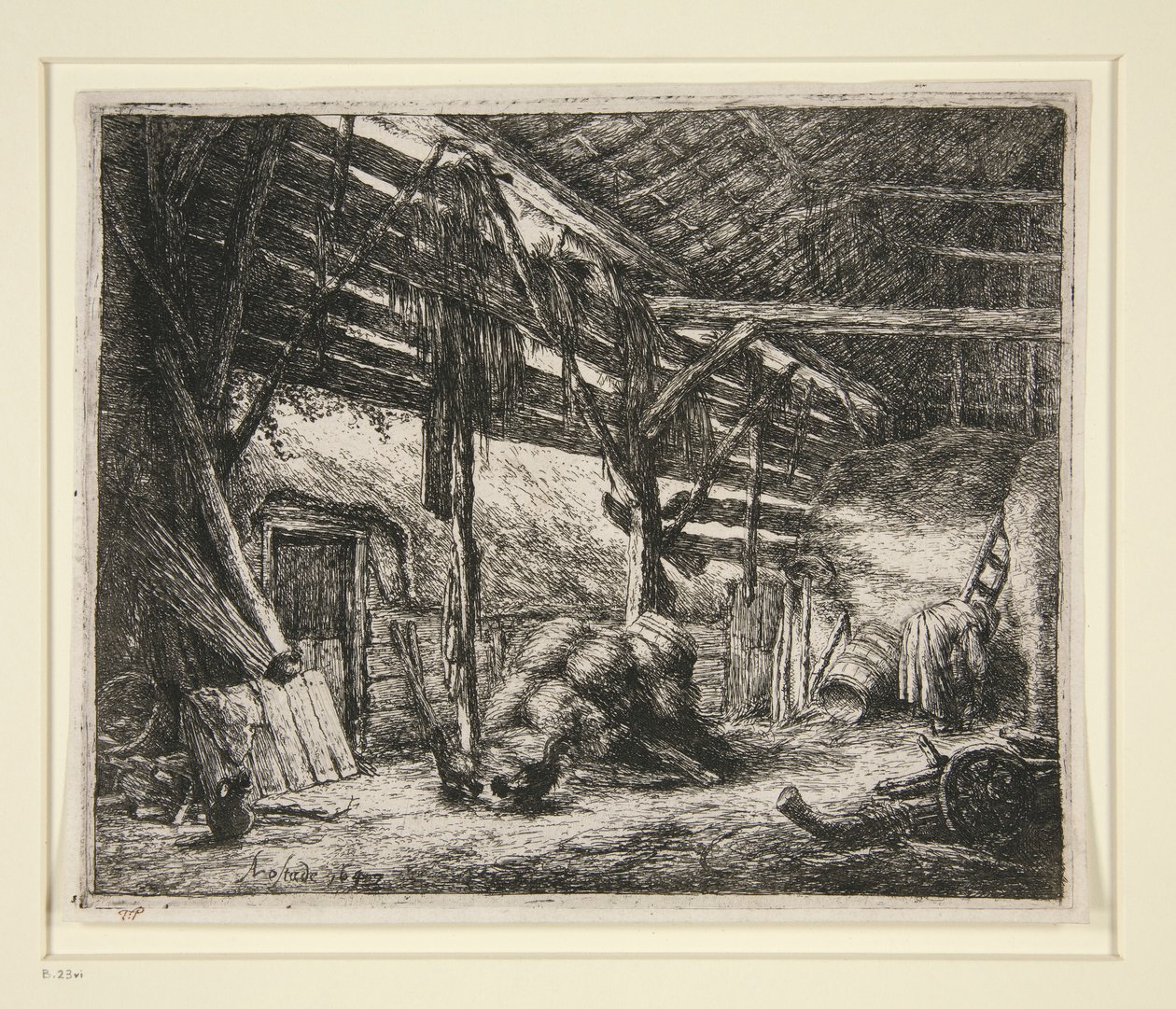 Die Scheune von Adriaen van Ostade