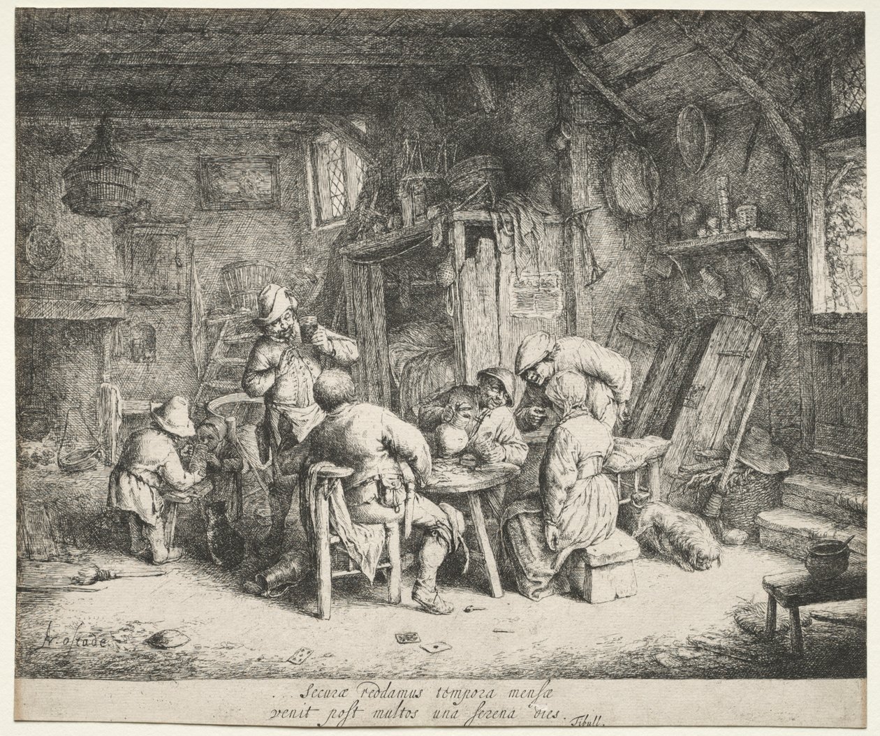 Das Frühstück von Adriaen van Ostade