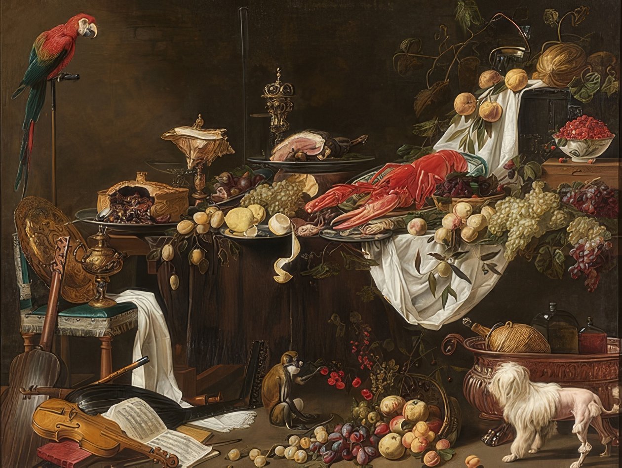 Bankettstillleben von Adriaen van Utrecht