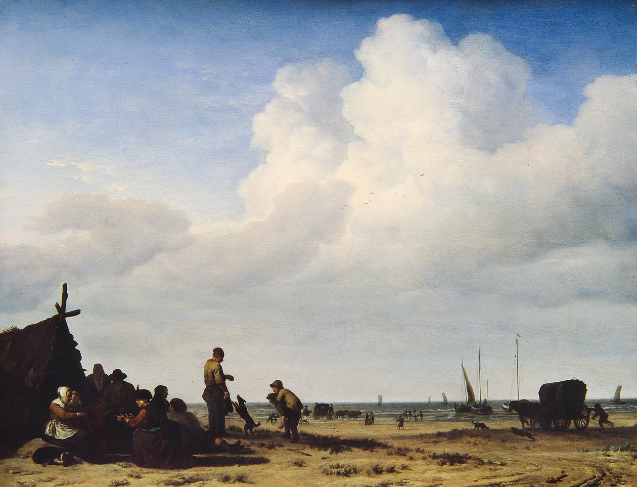 Strandansicht von Adriaen van de Velde