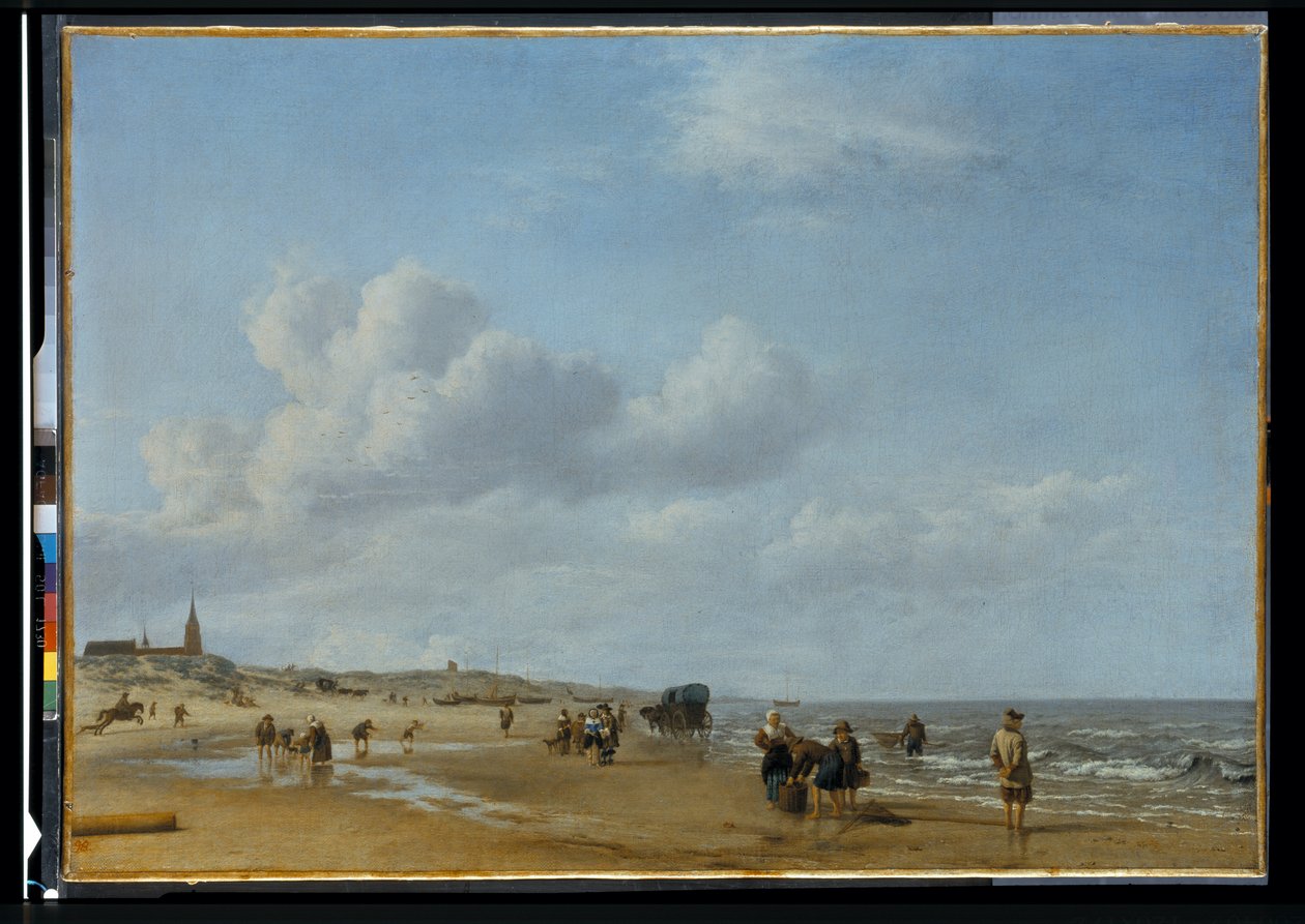 Der Strand von Scheveningen von Adriaen van de Velde