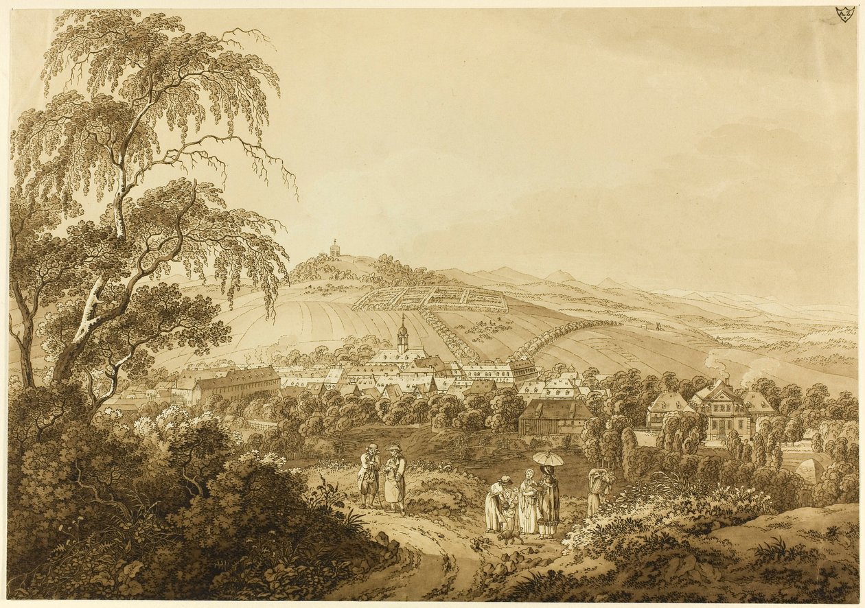 Herrnhut in Sachsen von Adrian Zingg