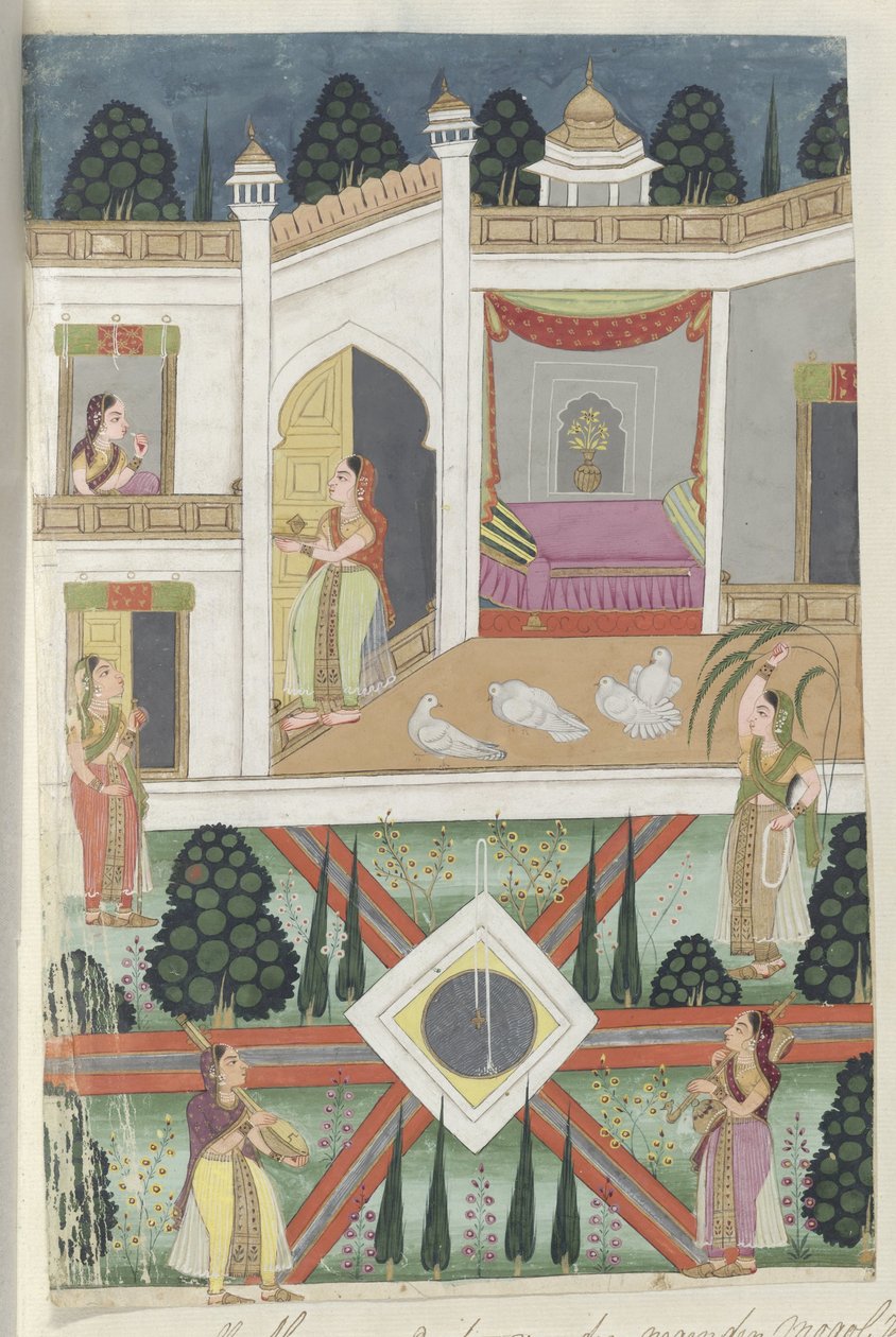 Die Prinzessin Moenisja von Adrianus Canter Visscher