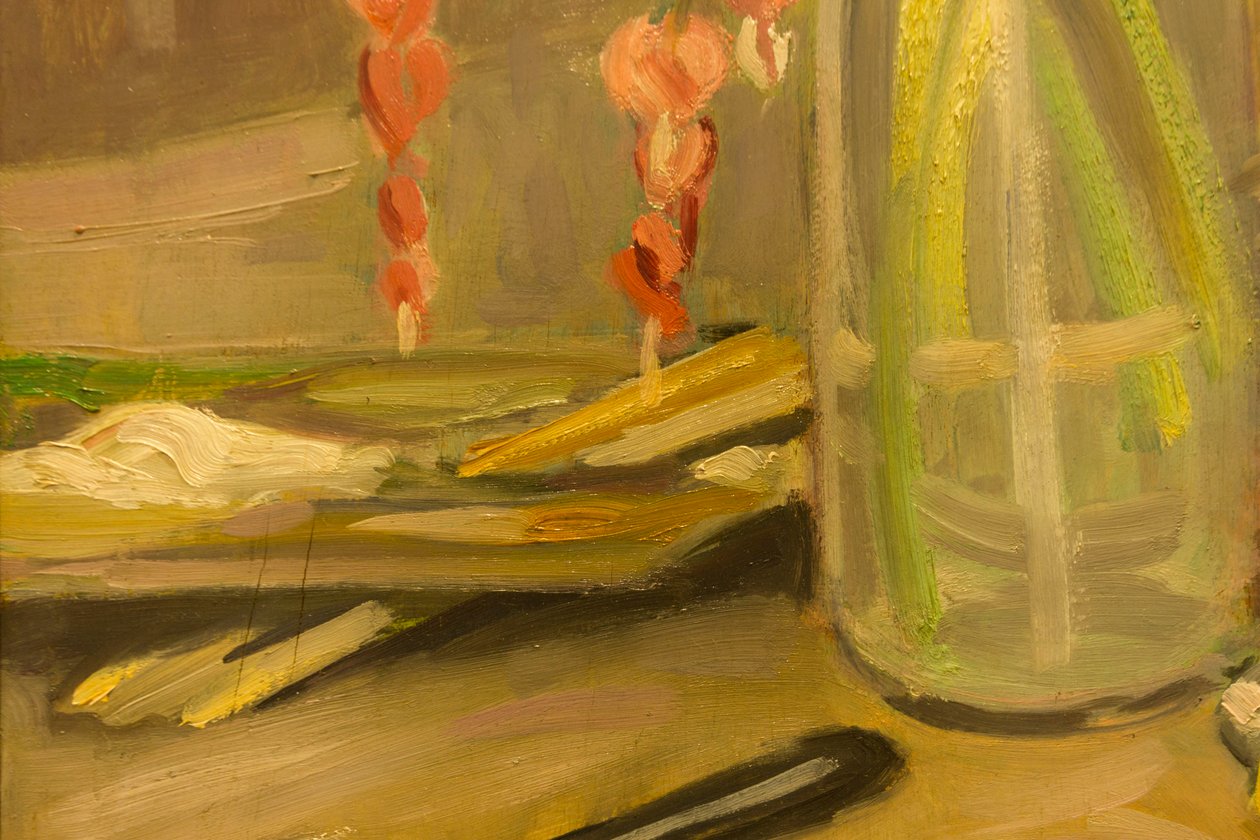 Vase mit Fingerhüten von Adrien Bas