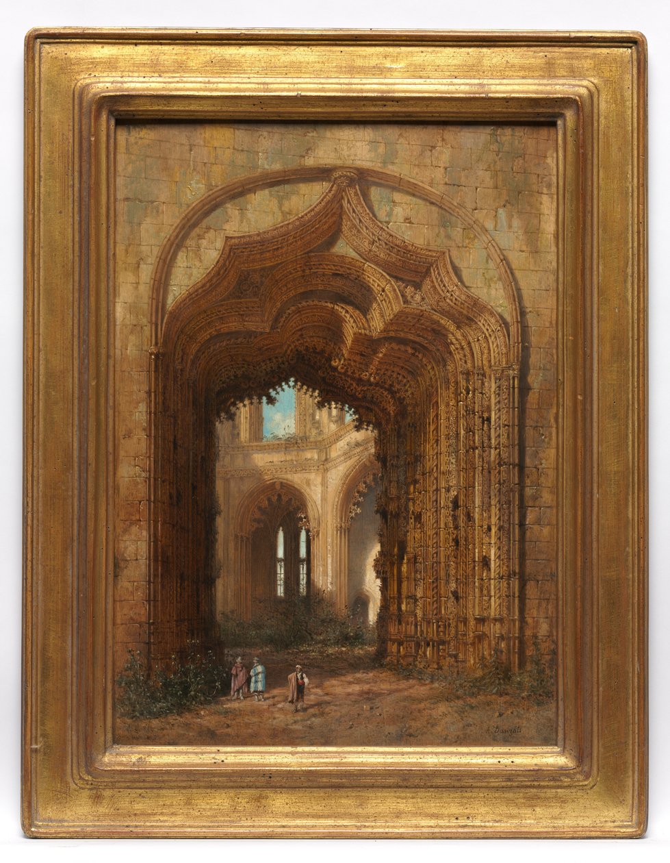 Ruine einer Kirche, um 1840 von Adrien Dauzats