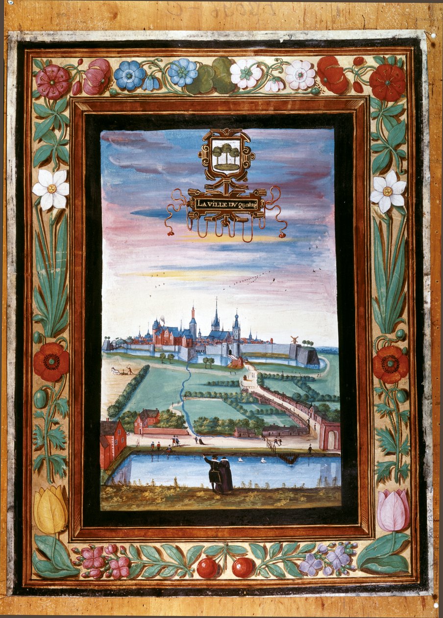 Die Stadt Quesnoy von Adrien de Montigny