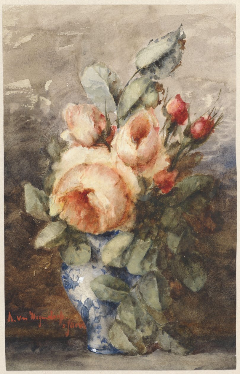 Rosenstrauß in einer Vase von Adrienne Jacqueline s