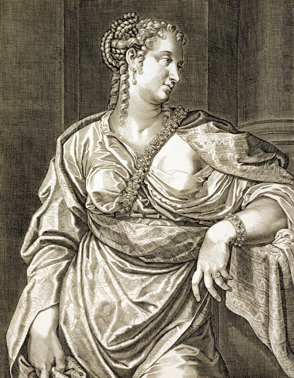 Agrippina, Frau von Tiberius von Aegidius Sadeler or Saedeler