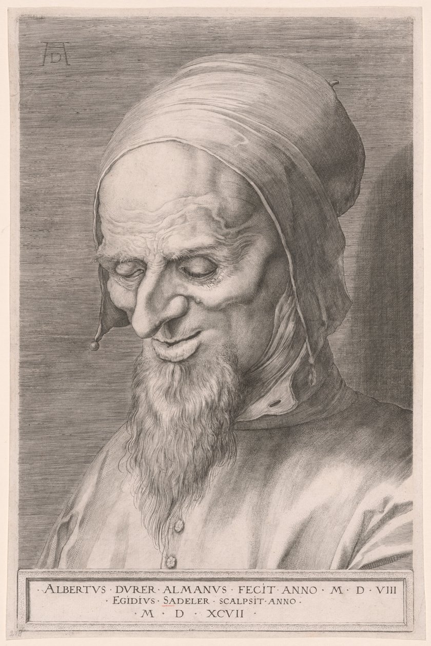 Kopf eines Apostels von Aegidius Sadeler II