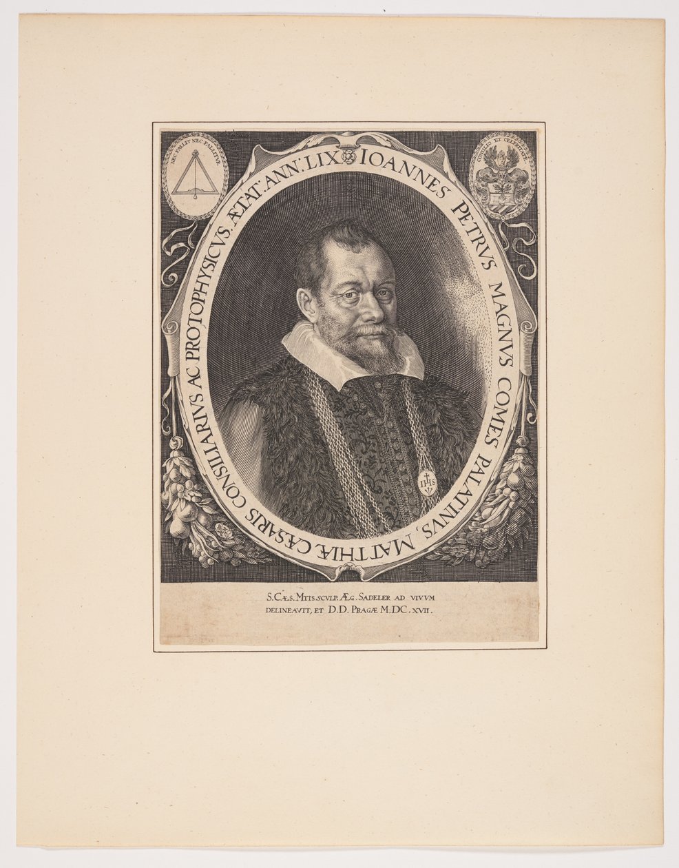 Johann Peter Magnus, Arzt von Aegidius Sadeler II