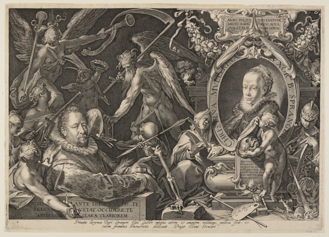 Spranger und seine Frau von Aegidius Sadeler II