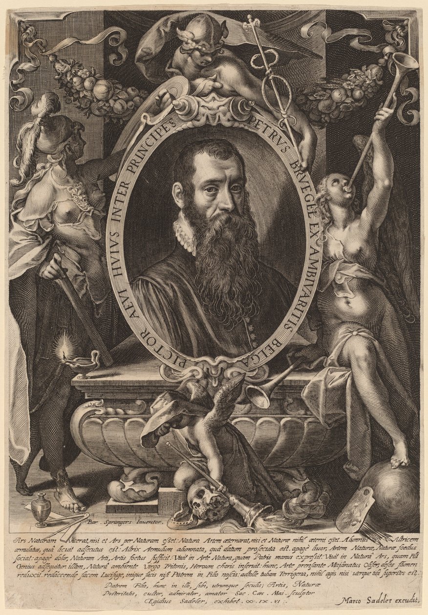 Pieter Brueghel der Jüngere von Aegidius Sadeler II after Bartholomaeus Spranger