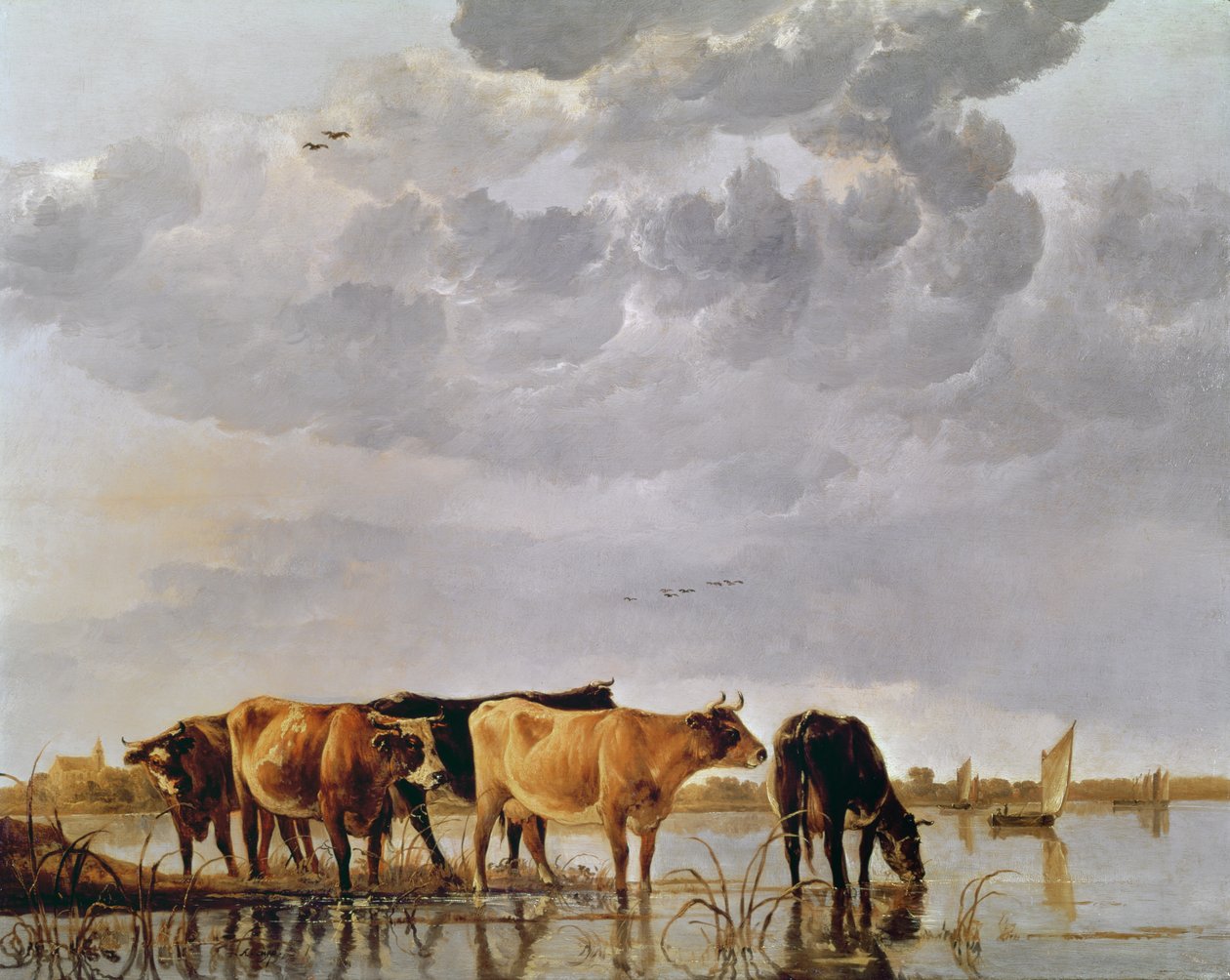 Kühe in einem Fluss, ca. 1650 von Aelbert Cuyp