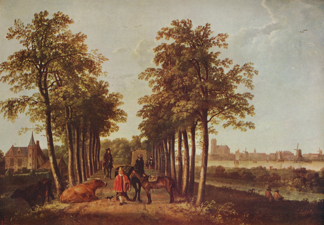Allee in Merdervort, ca. 1650-1652, ca. 1915 von Aelbert Cuyp