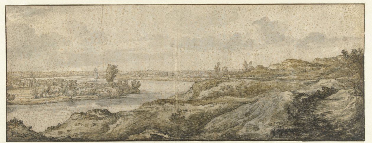 Landschaft mit einem Fluss von Aelbert Cuyp