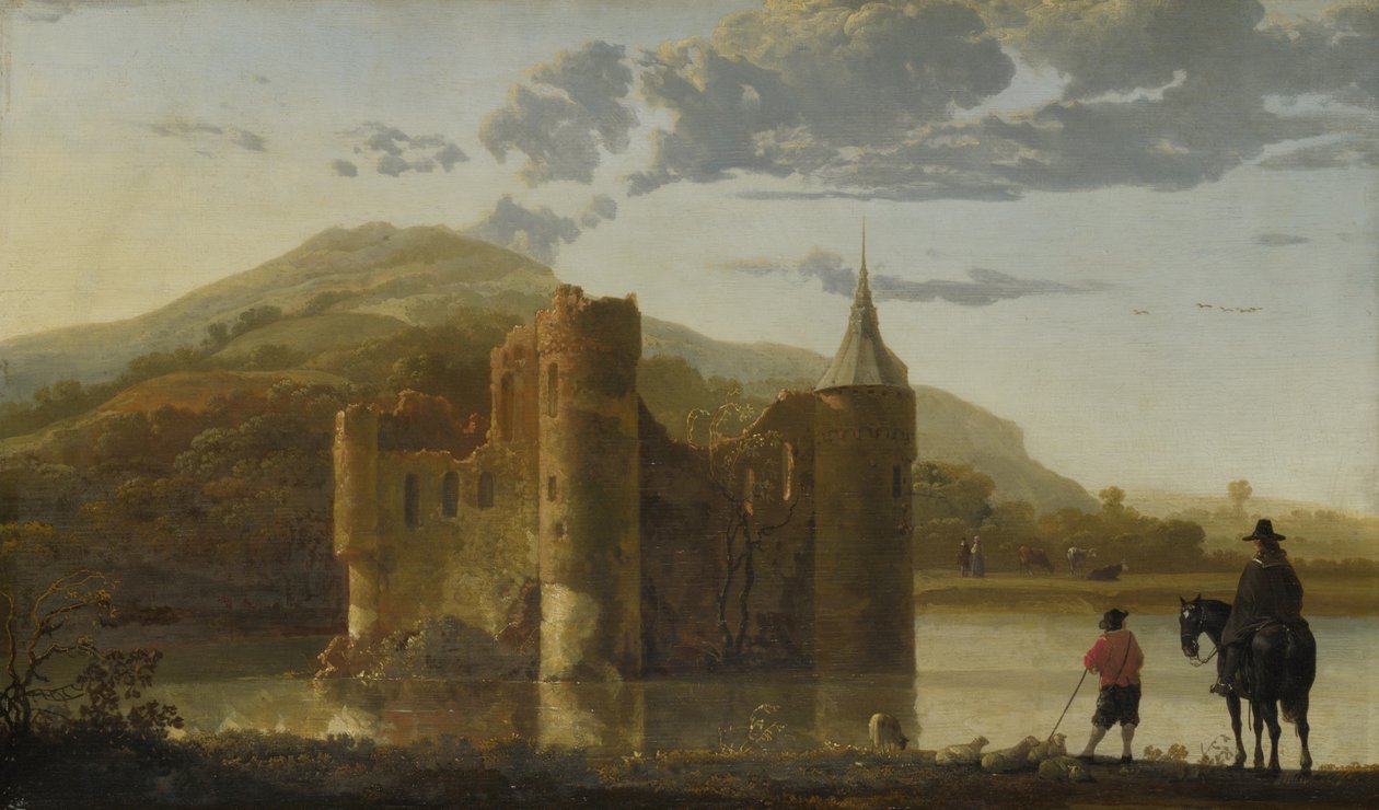 Schloss Ubbergen, um 1655 von Aelbert Cuyp