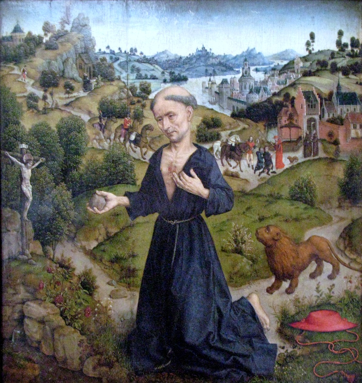 Buße des Heiligen Hieronymus von Aelbrecht Bouts