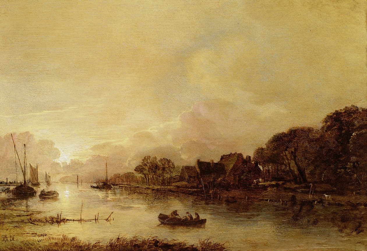 Flusslandschaft von Aert van der Neer