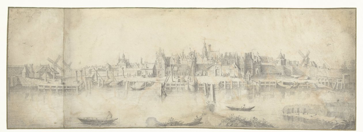 Ansicht von Gouda von Aert van Waes