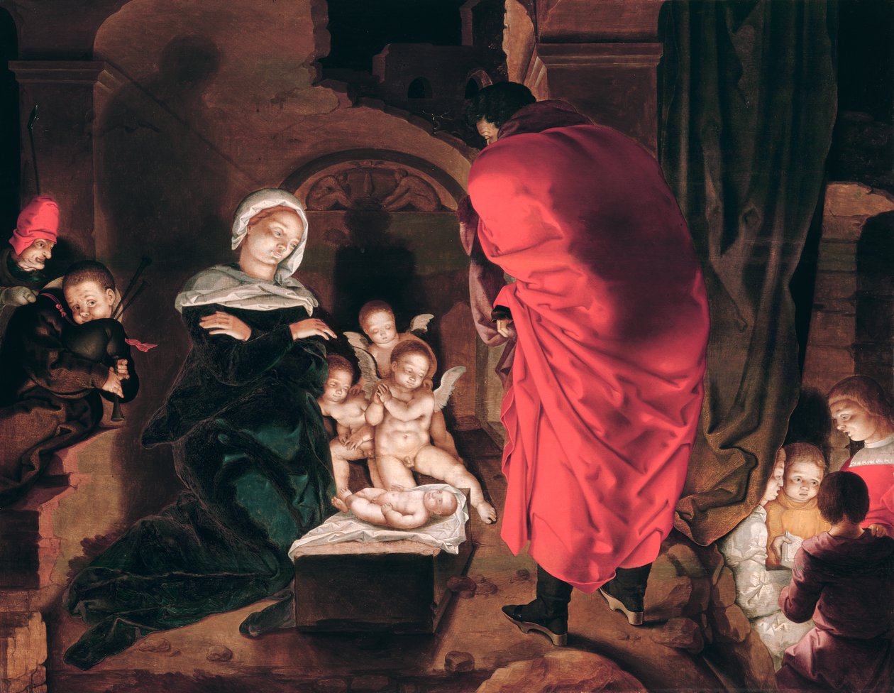Der Heiligabend von Aertgen Claesz van Leyden