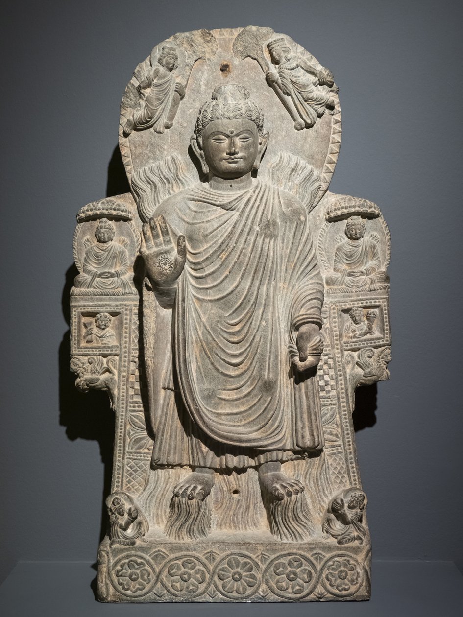 Buddha mit dem Großen Wunder von Afghan School