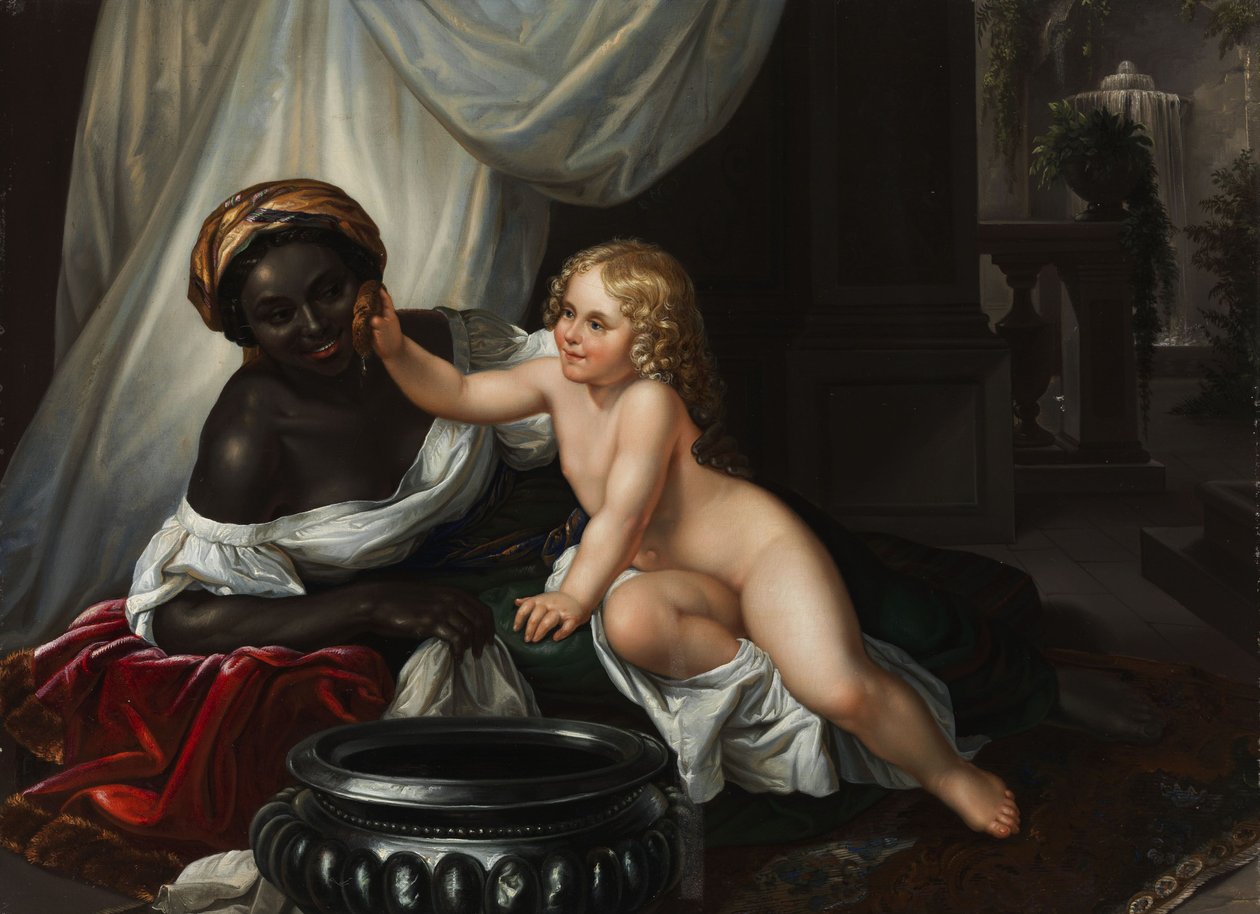 Die Mohrenwäsche von After Carl Joseph Begas