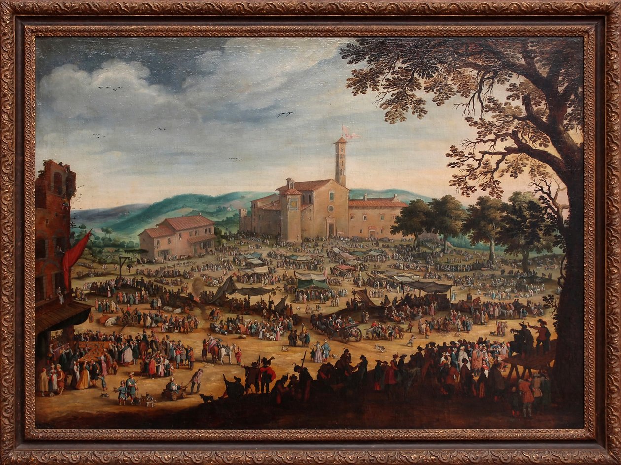 Der Jahrmarkt von Impruneta von After Jacques Callot