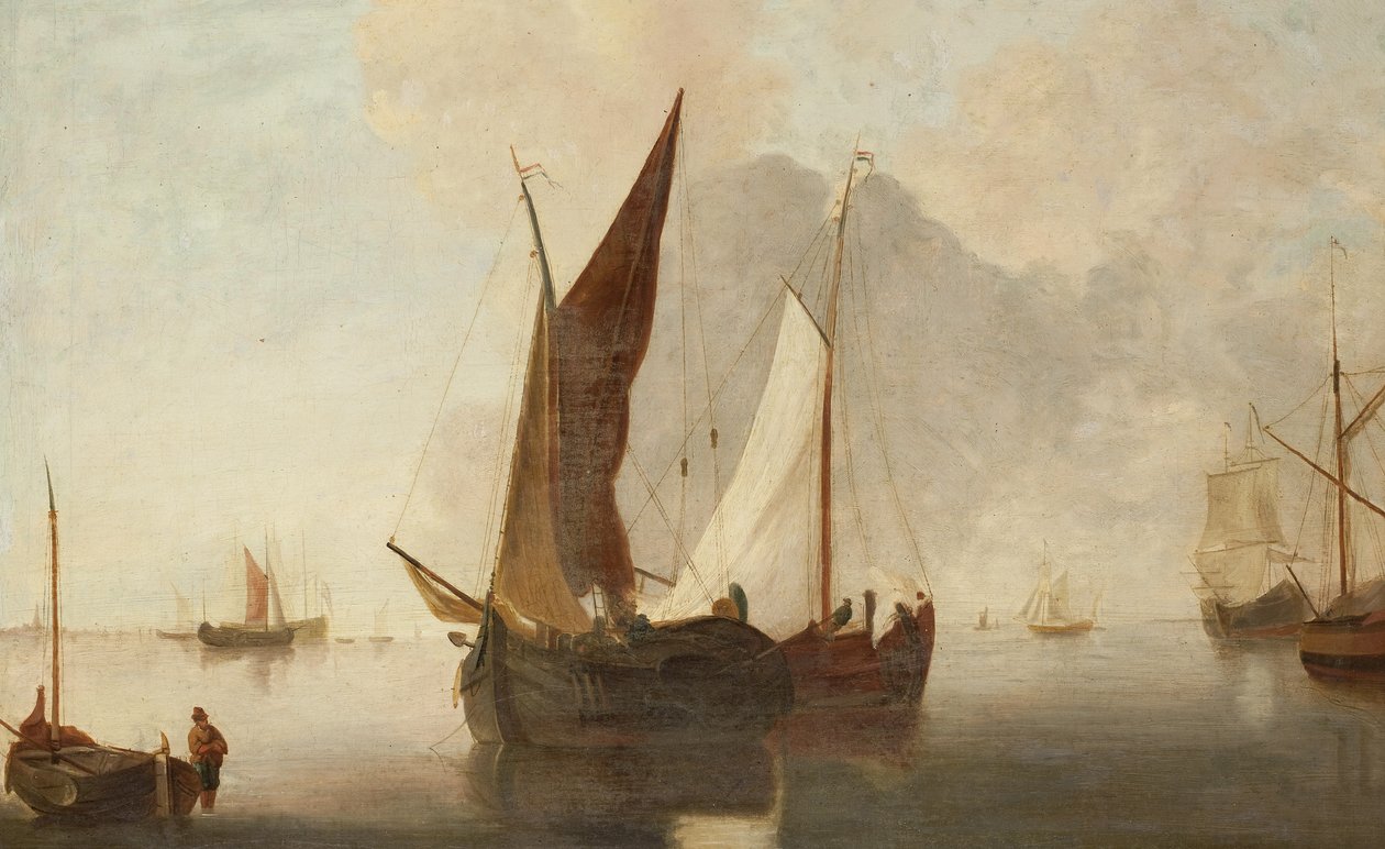 Die vorbeifahrenden Boote von After John Sell Cotman