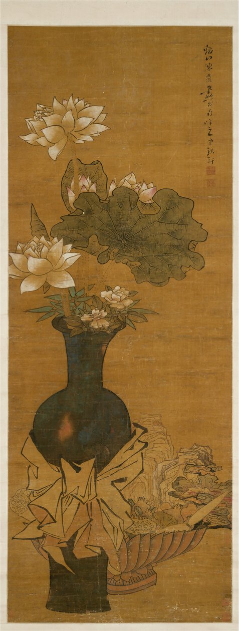 Blumenvase von After Chen Hongshou